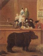 Pietro Longhi The Rhinoceros China oil painting reproduction